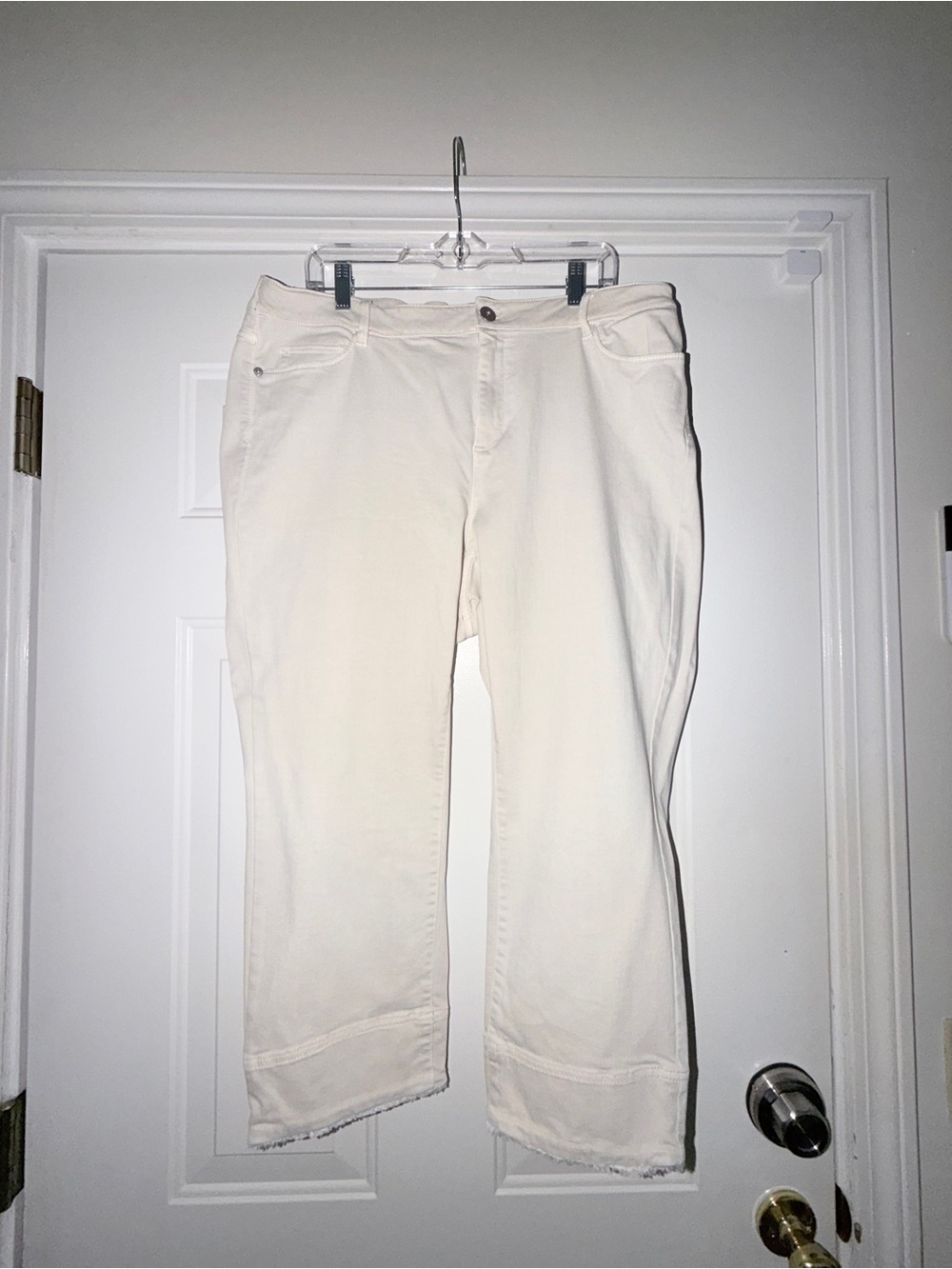 J. Jill Denim Pants. Soft White. Sz 18